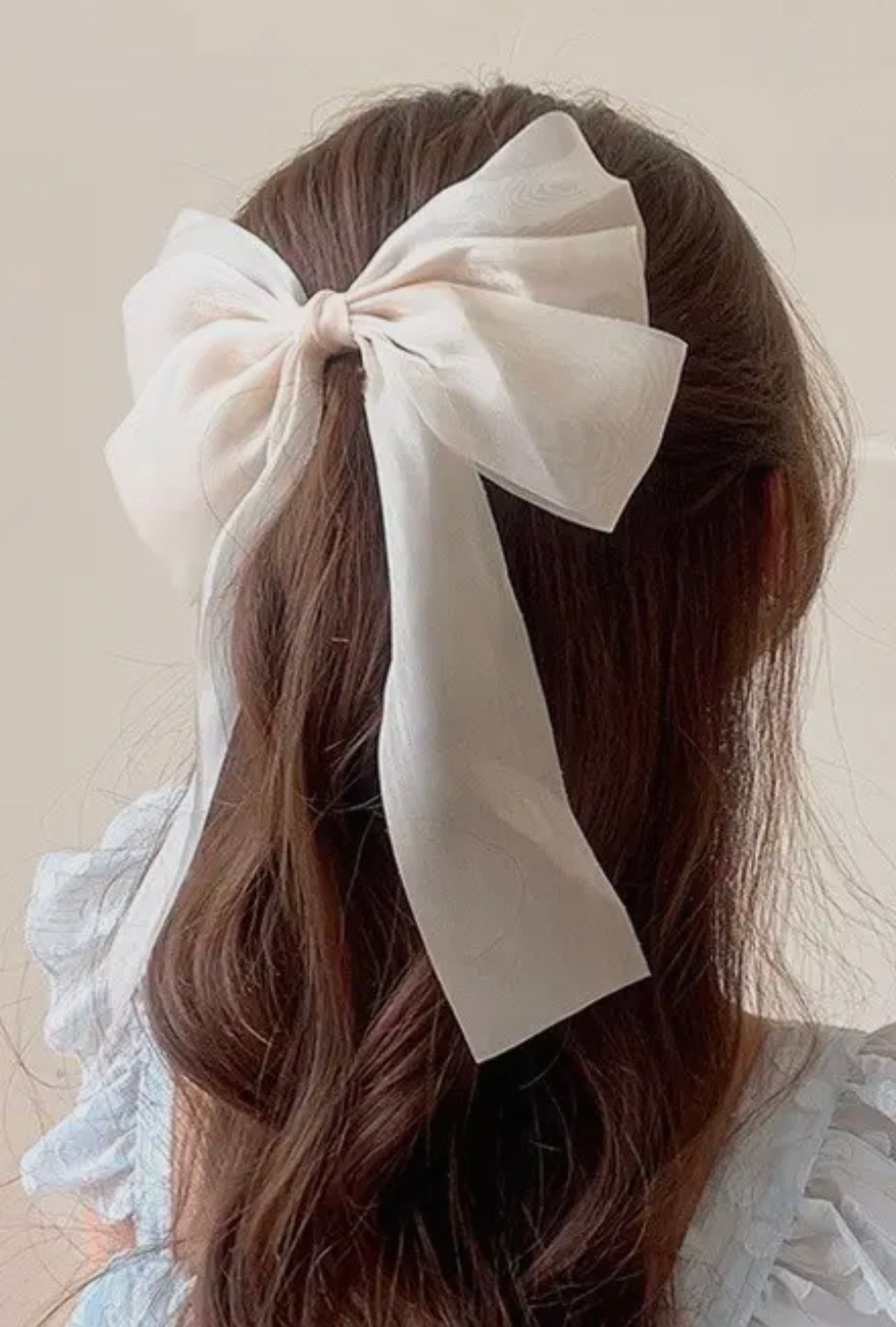 Large Organza Sheer Hair Bow - Pink Poplar Boutique